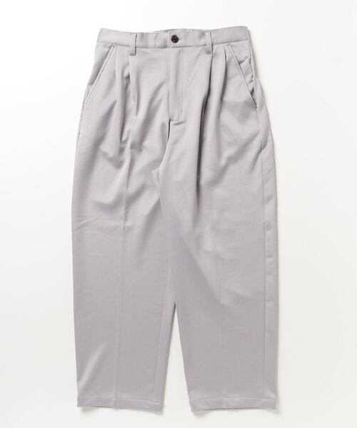 【セール】スラックス ツータック ワイドパンツ ポンチ素材 メンズ（スラックス）｜BEATJIVE（ビートジャイブ）