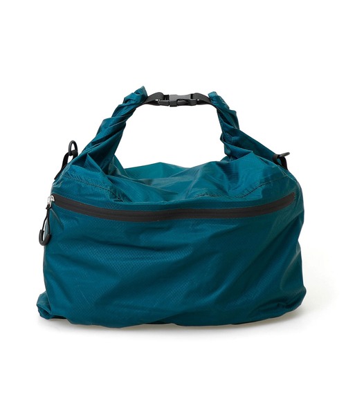 Nahe(ネーエ)の「nahe ネーエ ドライバッグ 2WAY 防水 折りたたみ サコッシュ 10L(L)(エコバッグ/サブバッグ・メンズ・ブラック/ターコイズブルー/イエロー/オレンジ/ライトグレー/ダークグリーン・FREE)」の11枚目の写真