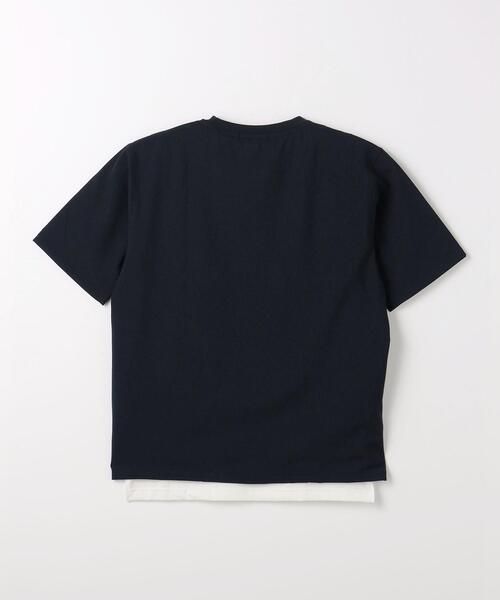 green label relaxing（グリーンレーベルリラクシング）の「ドライ タンクトップ レイヤード Tシャツ -吸水速乾-（Tシャツ/カットソー・メンズ・グレー/ブラック/オリーブ/ネイビー・S/M/L/XL）」の15枚目の写真