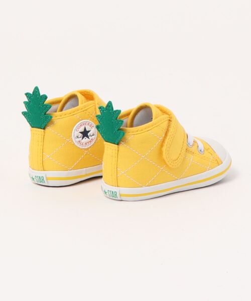 CONVERSE(コンバース)の「《CONVERSE》BABY ALLSTAR N FRUITY V-1(スニーカー・キッズ・イエロー/レッド・15.0cm/13.5cm/14.0cm/12.5cm/12.0cm/14.5cm/13.0cm)」の4枚目の写真