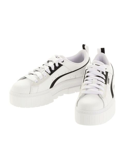 PUMA（プーマ）の「【PUMA】メイズ UT ウィメンズ（スニーカー・レディース・ホワイト・MEDIUM/LARGE）」の2枚目の写真