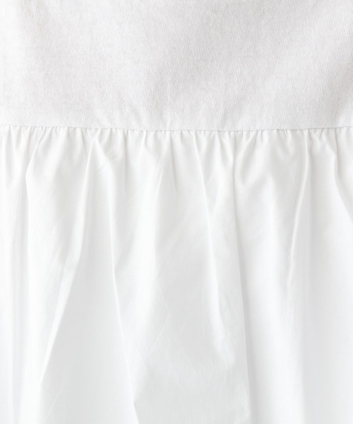 LEPSIM（レプシィム）の「ドッキングショートプルオーバー　198553（Tシャツ/カットソー・レディース・ブラック/オフホワイト/オリーブ・FREE）」の16枚目の写真