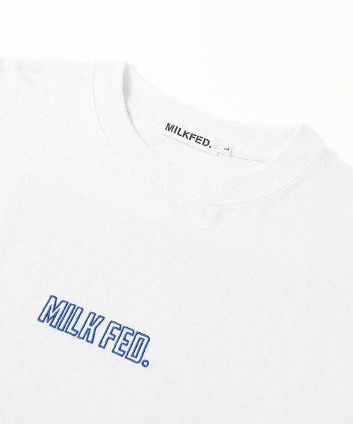 MILKFED.(ミルクフェド)の「WAVEFORM WIDE L/S TEE(Tシャツ/カットソー・レディース・アッシュ/ホワイト/ブラック・M/L)」の8枚目の写真