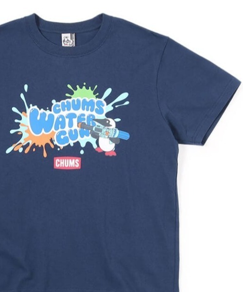 CHUMS(チャムス)の「CHUMS/チャムス Tシャツ プリントTシャツ キャラクター 夏 CH01-2391(Tシャツ/カットソー・メンズ・ピンク/ブルー/ネイビー/ホワイト・XL/XXL/S/M/L)」の3枚目の写真