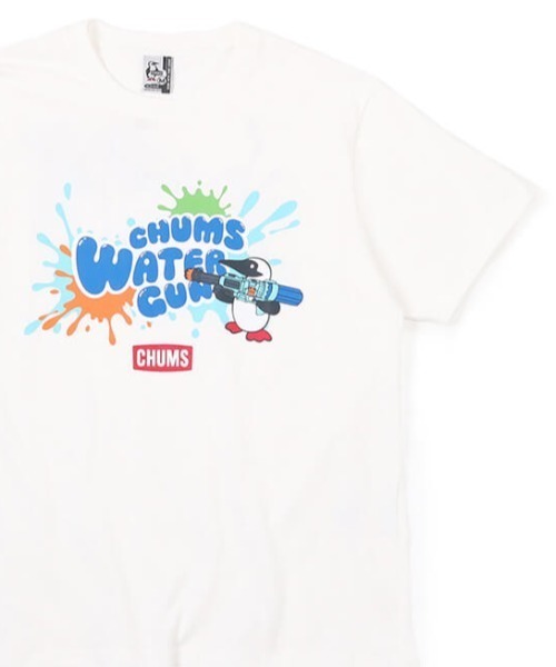 CHUMS(チャムス)の「CHUMS/チャムス Tシャツ プリントTシャツ キャラクター 夏 CH01-2391(Tシャツ/カットソー・メンズ・ピンク/ブルー/ネイビー/ホワイト・XL/XXL/S/M/L)」の2枚目の写真