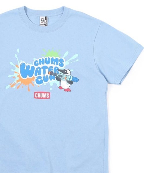 CHUMS(チャムス)の「CHUMS/チャムス Tシャツ プリントTシャツ キャラクター 夏 CH01-2391(Tシャツ/カットソー・メンズ・ピンク/ブルー/ネイビー/ホワイト・XL/XXL/S/M/L)」の1枚目の写真