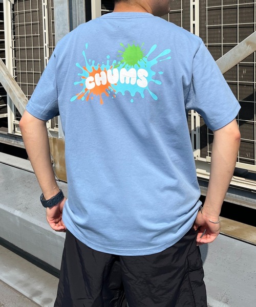 CHUMS(チャムス)の「CHUMS/チャムス Tシャツ プリントTシャツ キャラクター 夏 CH01-2391(Tシャツ/カットソー・メンズ・ピンク/ブルー/ネイビー/ホワイト・XL/XXL/S/M/L)」の6枚目の写真