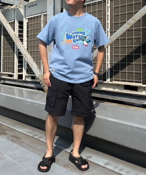CHUMS(チャムス)の「CHUMS/チャムス Tシャツ プリントTシャツ キャラクター 夏 CH01-2391(Tシャツ/カットソー・メンズ・ピンク/ブルー/ネイビー/ホワイト・XL/XXL/S/M/L)」の22枚目の写真