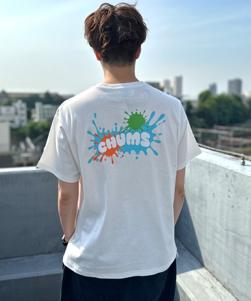 CHUMS(チャムス)の「CHUMS/チャムス Tシャツ プリントTシャツ キャラクター 夏 CH01-2391(Tシャツ/カットソー・メンズ・ピンク/ブルー/ネイビー/ホワイト・XL/XXL/S/M/L)」の5枚目の写真