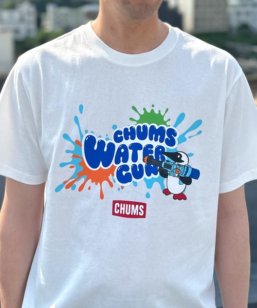 CHUMS(チャムス)の「CHUMS/チャムス Tシャツ プリントTシャツ キャラクター 夏 CH01-2391(Tシャツ/カットソー・メンズ・ピンク/ブルー/ネイビー/ホワイト・XL/XXL/S/M/L)」の17枚目の写真