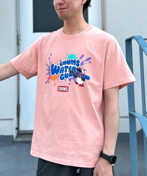 CHUMS(チャムス)の「CHUMS/チャムス Tシャツ プリントTシャツ キャラクター 夏 CH01-2391(Tシャツ/カットソー・メンズ・ピンク/ブルー/ネイビー/ホワイト・XL/XXL/S/M/L)」の10枚目の写真