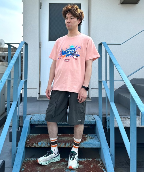 CHUMS(チャムス)の「CHUMS/チャムス Tシャツ プリントTシャツ キャラクター 夏 CH01-2391(Tシャツ/カットソー・メンズ・ピンク/ブルー/ネイビー/ホワイト・XL/XXL/S/M/L)」の16枚目の写真