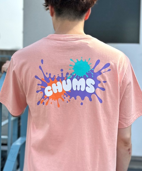 CHUMS(チャムス)の「CHUMS/チャムス Tシャツ プリントTシャツ キャラクター 夏 CH01-2391(Tシャツ/カットソー・メンズ・ピンク/ブルー/ネイビー/ホワイト・XL/XXL/S/M/L)」の19枚目の写真