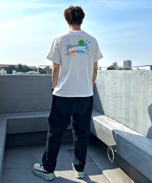 CHUMS(チャムス)の「CHUMS/チャムス Tシャツ プリントTシャツ キャラクター 夏 CH01-2391(Tシャツ/カットソー・メンズ・ピンク/ブルー/ネイビー/ホワイト・XL/XXL/S/M/L)」の14枚目の写真