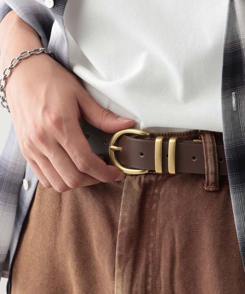 rokh  レザーダブルベルト rokh H&Mレザーダブルベルト