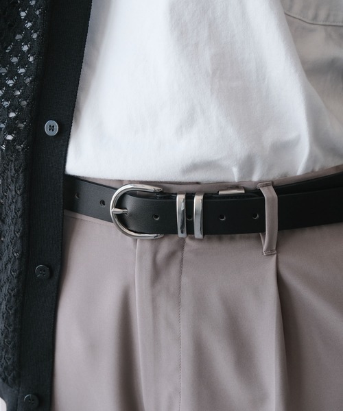 累計販売10000本突破！】ダブルメタルサルカンレザーベルト（ベルト