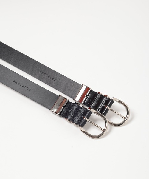 累計販売10000本突破！】ダブルメタルサルカンレザーベルト（ベルト