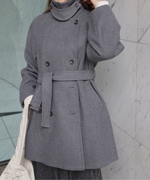 FREE'S MART | ◆スタンドカラーミドル丈コート(ステンカラーコート)