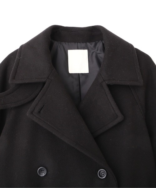 FREE'S MART（フリーズマート）の「◆スタンドカラーミドル丈コート（ステンカラーコート・レディース・ベージュ系その他/グレー系その他/ブラック・SMALL/MEDIUM）」の12枚目の写真