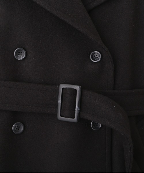 FREE'S MART（フリーズマート）の「◆スタンドカラーミドル丈コート（ステンカラーコート・レディース・ベージュ系その他/グレー系その他/ブラック・SMALL/MEDIUM）」の9枚目の写真