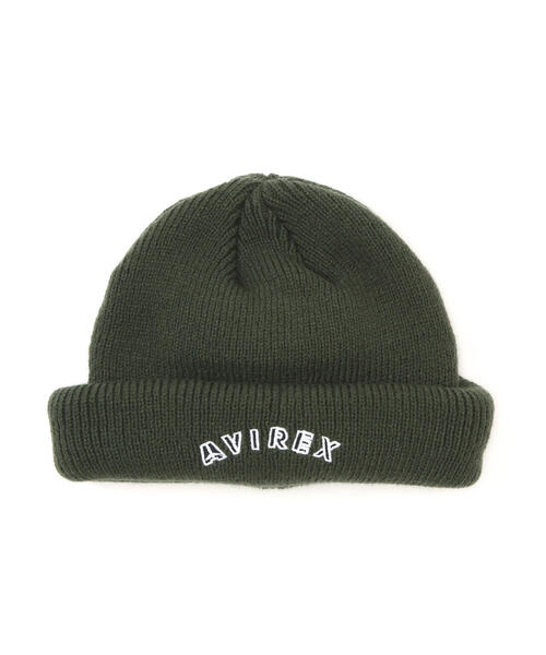 AVIREX（アヴィレックス）の「2WAY WATCH CAP / ２ウェイ ワッチキャップ / AVIREX / アヴィレックス（ニットキャップ/ビーニー・メンズ・ネイビー/ブラック・F）」の11枚目の写真