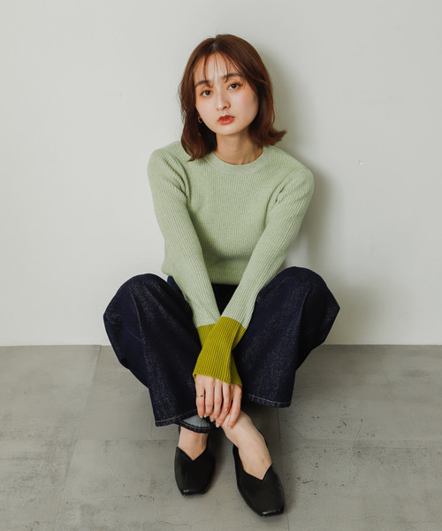 SENSE OF PLACE by URBAN RESEARCH(センスオブプレイスバイアーバンリサーチ)の「カットフラットシューズ(パンプス・レディース・ブラック/アイボリー・SMALL/MEDIUM/LARGE)」の5枚目の写真