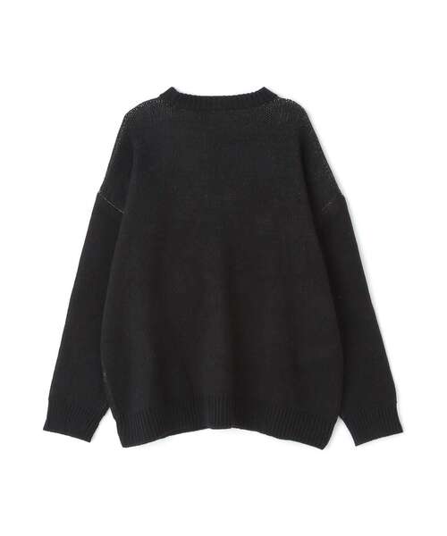 WHITELAND(ホワイトランド)の「【WEB&DEPOT限定】WHITELAND/ホワイトランド/FRONT LOGO CREWNECK KNIT(ニット/セーター・レディース・ブラック/アイボリー/ブルー・L/M)」の8枚目の写真