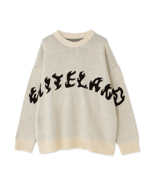 WHITELAND(ホワイトランド)の「【WEB&DEPOT限定】WHITELAND/ホワイトランド/FRONT LOGO CREWNECK KNIT(ニット/セーター・レディース・ブラック/アイボリー/ブルー・L/M)」の19枚目の写真