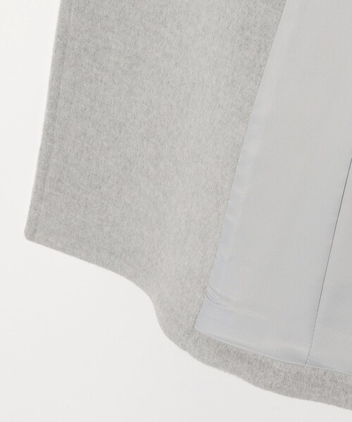 SHIPS any（シップス エニィ）の「SHIPS any: ノンミュールジングウール テーラード コクーン ショート コート（チェスターコート・レディース・ライトグレー/ブラック/キャメル/ブルー・ONE SIZE）」の10枚目の写真