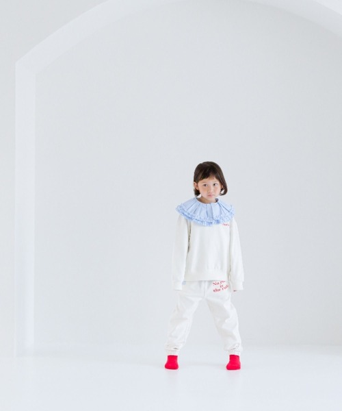 LOWRYS FARM(ローリーズファーム)の「フリルカラーブラウスLS 977221(シャツ/ブラウス・キッズ・ブルー/ホワイト/ブラック・150cm/140cm/130cm/120cm/110cm)」の16枚目の写真