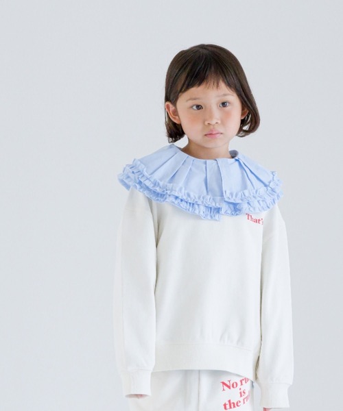 LOWRYS FARM(ローリーズファーム)の「フリルカラーブラウスLS 977221(シャツ/ブラウス・キッズ・ブルー/ホワイト/ブラック・150cm/140cm/130cm/120cm/110cm)」の19枚目の写真