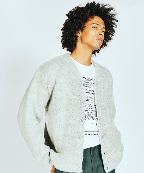 TOWNCRAFT(タウンクラフト)の「TOWN CRAFT/タウンクラフト SHAGGY COLOR CARDIGAN シャギーソリッドカラーカーディガン(カーディガン/ボレロ・メンズ・グレー/グリーン/ネイビー/ブラック系/パープル/ブラウン/ブラック/ベージュ・LARGE/MEDIUM/X-SMALL)」の22枚目の写真