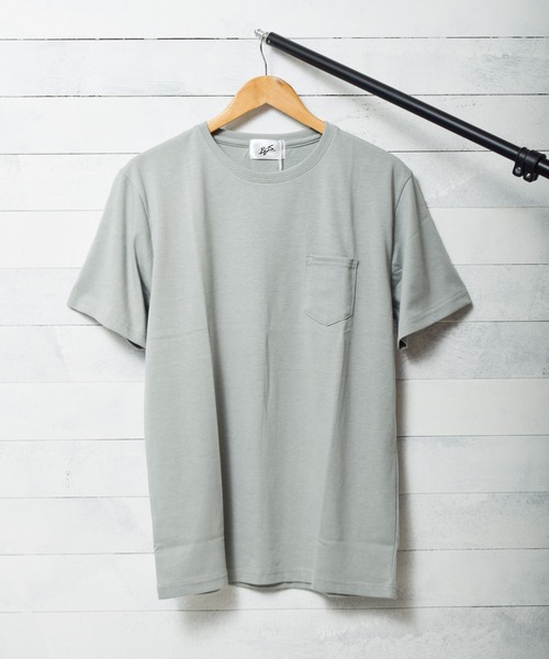 sunny branch(サニーブランチ)の「★RDS★無地半袖ポケット付きクルーネックTシャツ(Tシャツ/カットソー・レディース・ネイビー/ピンク系その他/ホワイト/グレー/イエロー系その他/ブラック/ピンク/カーキ・MEDIUM/X-LARGE/LARGE)」の3枚目の写真