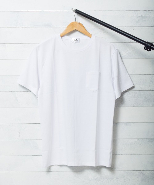 sunny branch(サニーブランチ)の「★RDS★無地半袖ポケット付きクルーネックTシャツ(Tシャツ/カットソー・レディース・ネイビー/ピンク系その他/ホワイト/グレー/イエロー系その他/ブラック/ピンク/カーキ・MEDIUM/X-LARGE/LARGE)」の2枚目の写真