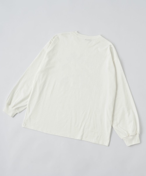 MONO-MART LADY'S（モノマートレディース）の「【Woody Woodpecker】 別注 ウッドペッカー オーバーサイズ ヴィンテージプリントロンT（Tシャツ/カットソー・レディース・ネイビー系/ホワイト系/オフホワイト/スミクロ・FREE）」の22枚目の写真
