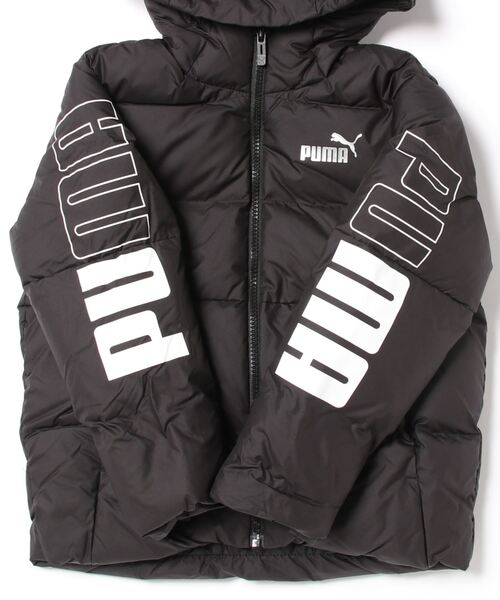 PUMA(プーマ)の「PUMA プーマ キッズ PUMA POWER カラーブロック フーデッドジャケット 120cm-160cm(ブルゾン・キッズ・ブラック・150/140/130/160/120)」の4枚目の写真