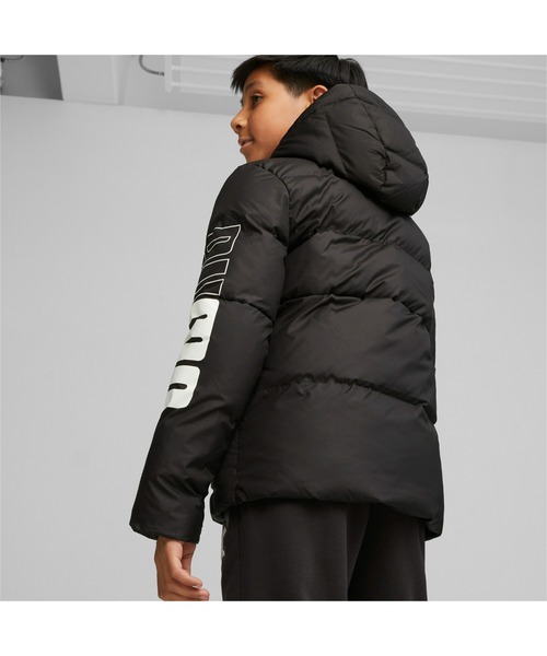 PUMA(プーマ)の「PUMA プーマ キッズ PUMA POWER カラーブロック フーデッドジャケット 120cm-160cm(ブルゾン・キッズ・ブラック・150/140/130/160/120)」の7枚目の写真