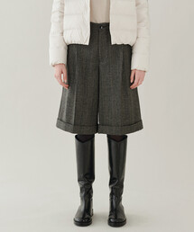 Morris & Sons | MORRIS & SONS | チェックツイード スラックスショーツ WOMEN(その他パンツ)