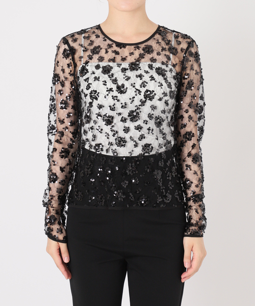 EDIT. FOR LULU（エディットフォールル）の「【BAUM UND PFERDGARTEN/バウムウンドヘルガーデン】シアートップス（シャツ/ブラウス・レディース・ブラック・36）」の17枚目の写真