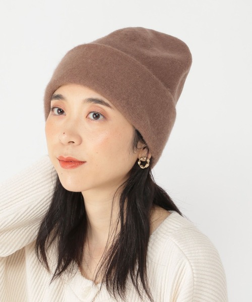 studio CLIP（スタディオクリップ）の「バスクワッチ（ニットキャップ/ビーニー・レディース・オレンジ/モカ/ブラック/アイボリー・FREE）」の3枚目の写真