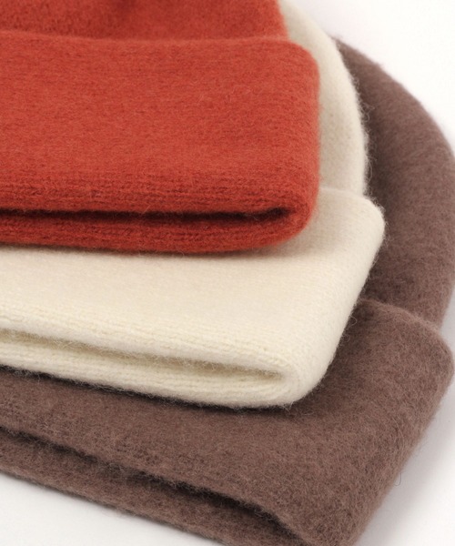 studio CLIP（スタディオクリップ）の「バスクワッチ（ニットキャップ/ビーニー・レディース・オレンジ/モカ/ブラック/アイボリー・FREE）」の13枚目の写真