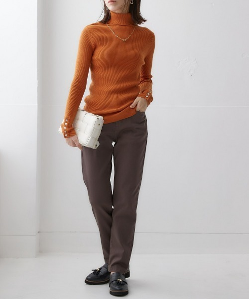 nissen(ニッセン)の「【あったか裏起毛】ストレッチゆるフィットスキニーパンツ(チノパンツ・レディース・ボルドー/チャコール/ネイビー系2/ブラック系1/ネイビー系1/ベージュ/ブラック・L/LL/S/M/3L)」の15枚目の写真