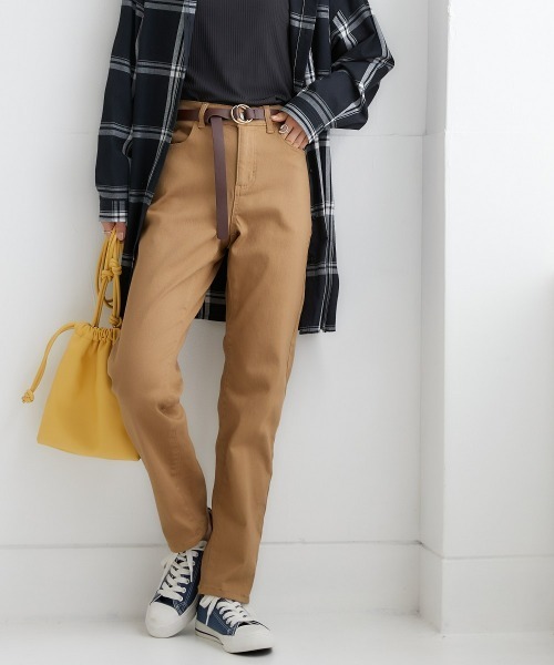 nissen(ニッセン)の「【あったか裏起毛】ストレッチゆるフィットスキニーパンツ(チノパンツ・レディース・ボルドー/チャコール/ネイビー系2/ブラック系1/ネイビー系1/ベージュ/ブラック・L/LL/S/M/3L)」の18枚目の写真