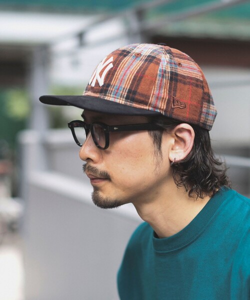 NEW ERA（ニューエラ）の「NEW ERA x B:MING by BEAMS / 別注 950 レトロクラウン チェック キャップ（キャップ・メンズ・その他2/その他1/その他・ONE SIZE）」の4枚目の写真