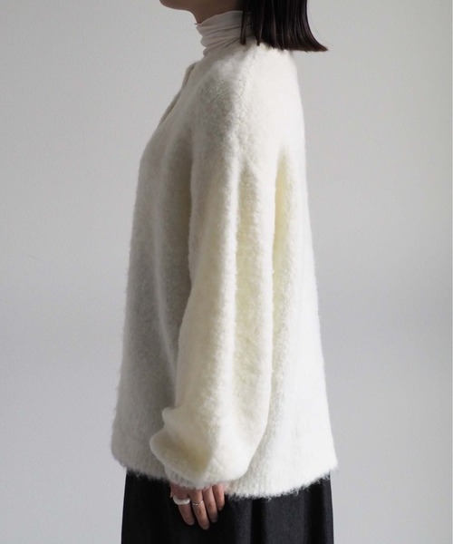 cepo（セポ）の「ふわふわ綿あめニットカーディガン（カーディガン/ボレロ・レディース・ブルー/グリーン/オフホワイト/ベージュ・M）」の22枚目の写真