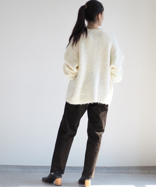 cepo（セポ）の「ふわふわ綿あめニットカーディガン（カーディガン/ボレロ・レディース・ブルー/グリーン/オフホワイト/ベージュ・M）」の10枚目の写真