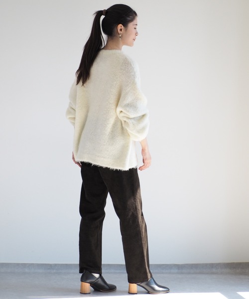 cepo（セポ）の「ふわふわ綿あめニットカーディガン（カーディガン/ボレロ・レディース・ブルー/グリーン/オフホワイト/ベージュ・M）」の12枚目の写真