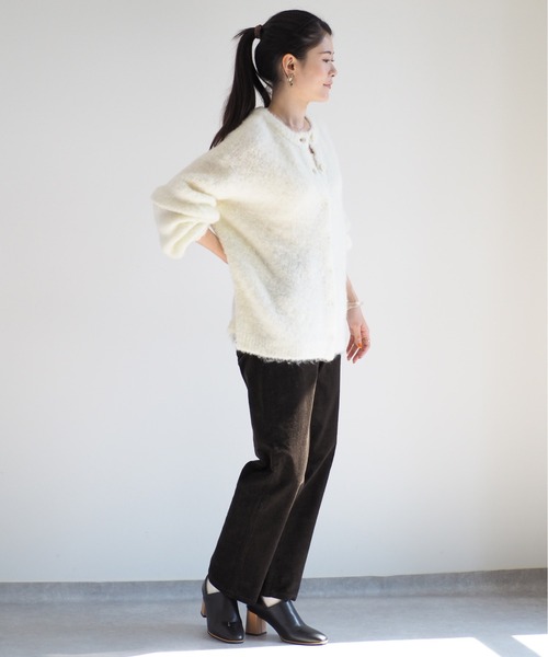 cepo（セポ）の「ふわふわ綿あめニットカーディガン（カーディガン/ボレロ・レディース・ブルー/グリーン/オフホワイト/ベージュ・M）」の13枚目の写真