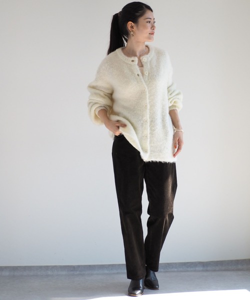 cepo（セポ）の「ふわふわ綿あめニットカーディガン（カーディガン/ボレロ・レディース・ブルー/グリーン/オフホワイト/ベージュ・M）」の15枚目の写真