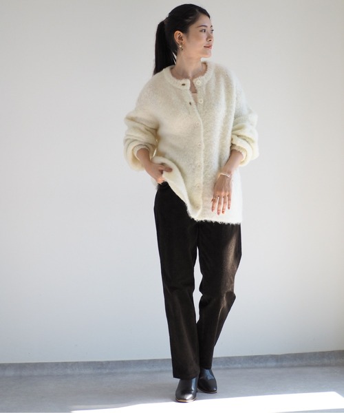 cepo（セポ）の「ふわふわ綿あめニットカーディガン（カーディガン/ボレロ・レディース・ブルー/グリーン/オフホワイト/ベージュ・M）」の16枚目の写真